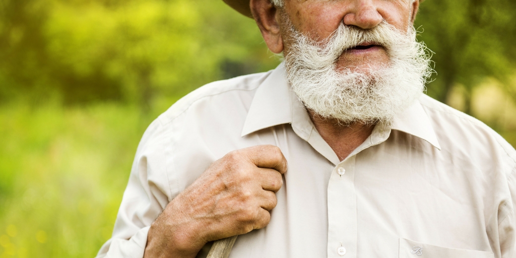 old man with white beard